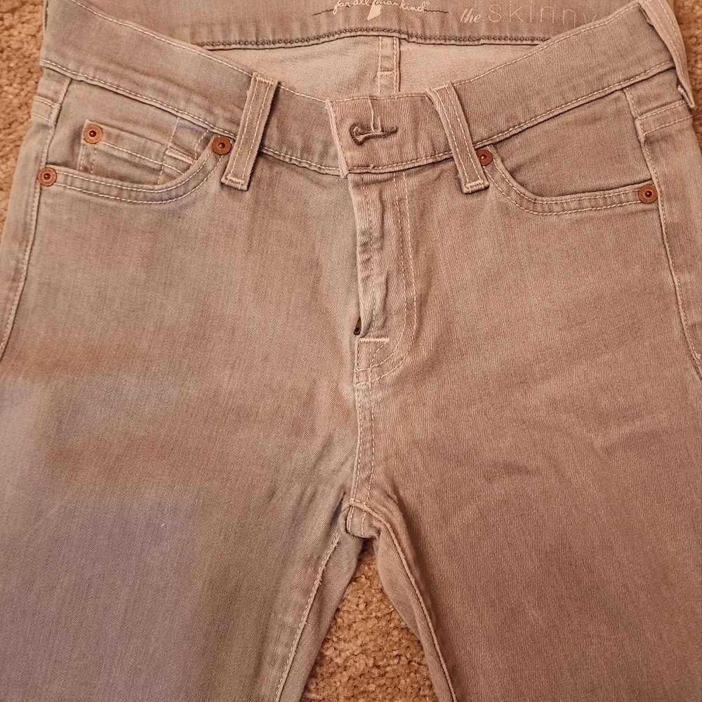 7 for all mankind skinny jeans